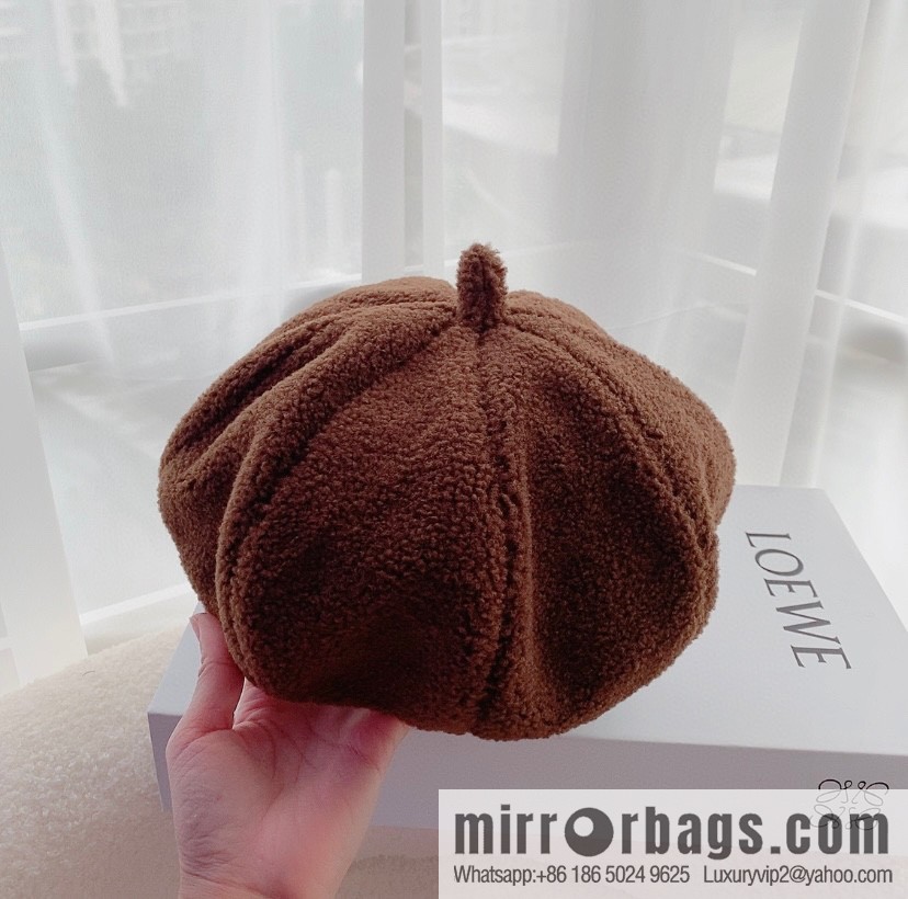 LOEWE Lamb wool octagonal hat