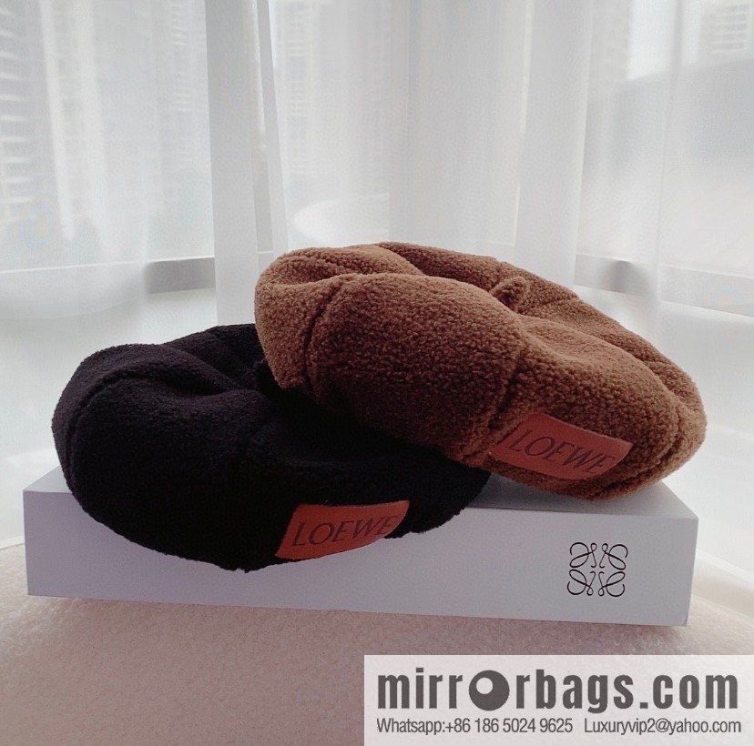 LOEWE Lamb wool octagonal hat