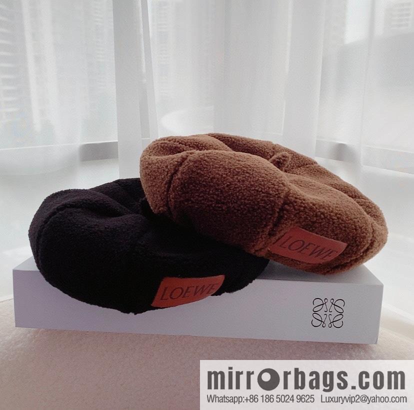 LOEWE Lamb wool octagonal hat