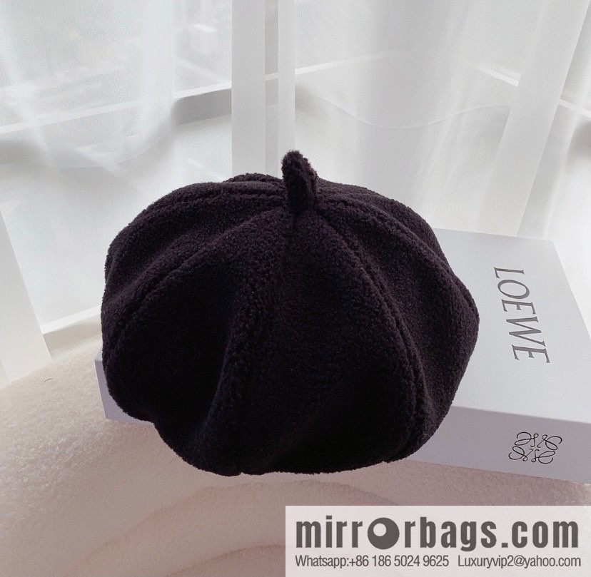 LOEWE Lamb wool octagonal hat