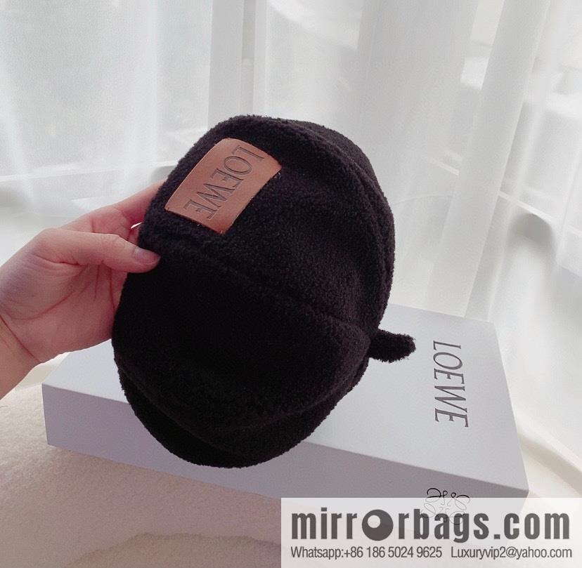 LOEWE Lamb wool octagonal hat