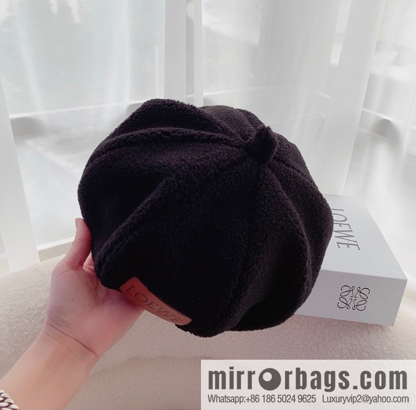 LOEWE Lamb wool octagonal hat