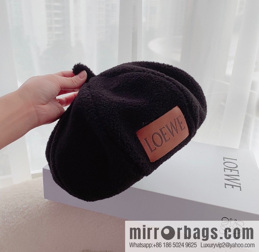 LOEWE Lamb wool octagonal hat