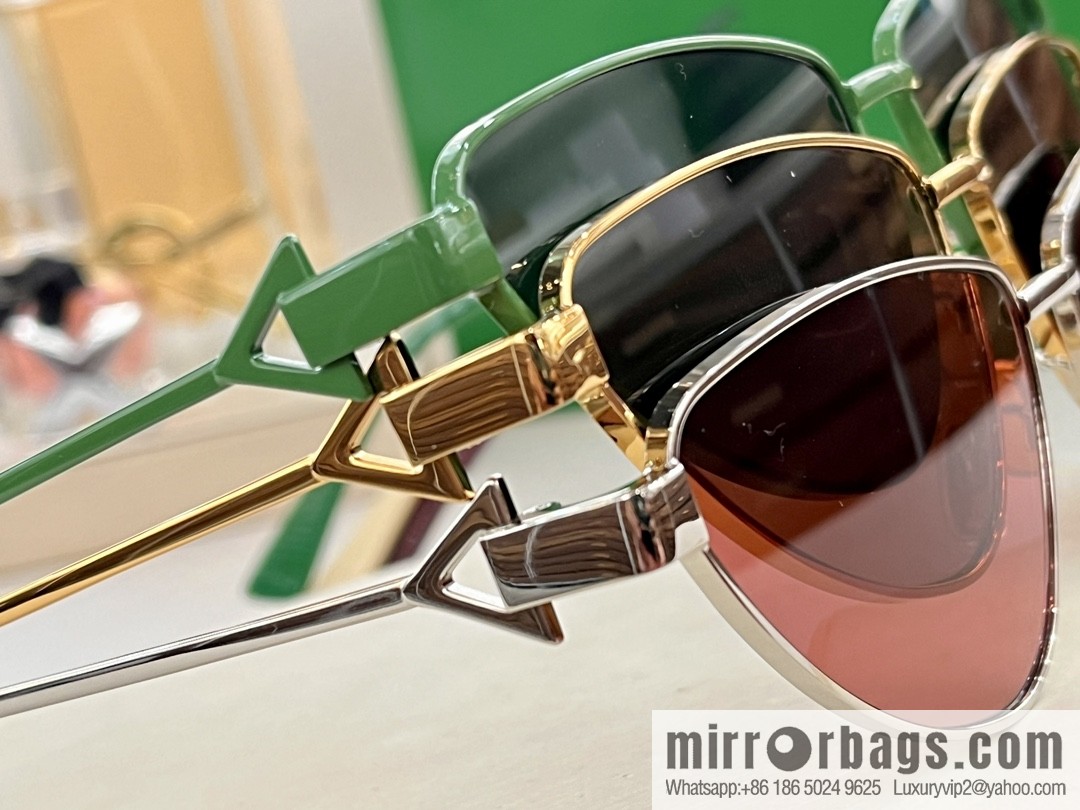 Bottega Veneta Metal Frame Women's Sunglasses