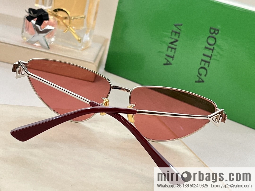 Bottega Veneta Metal Frame Women's Sunglasses