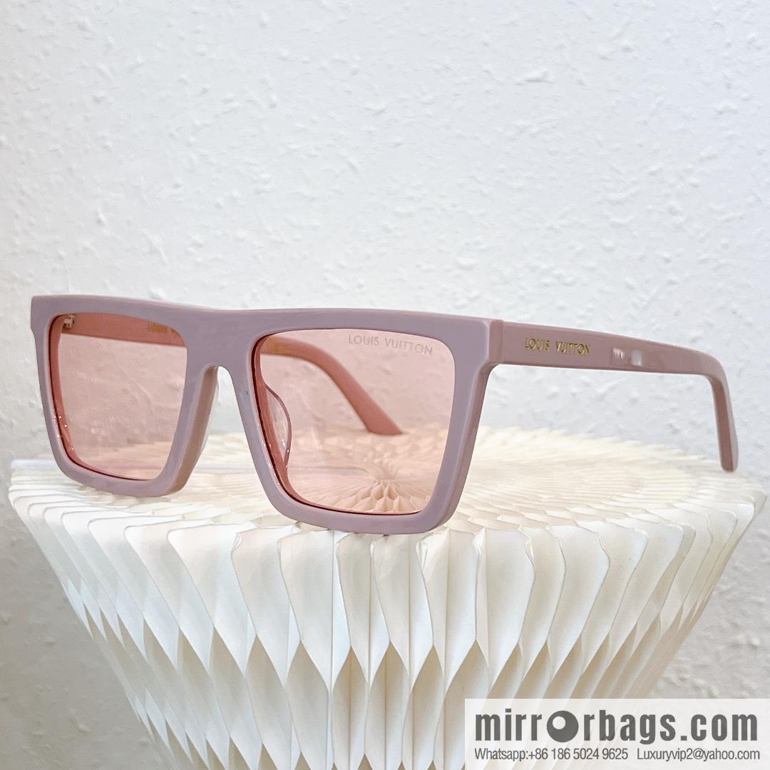 LV Louis Vuitton Square Unisex Sunglasses