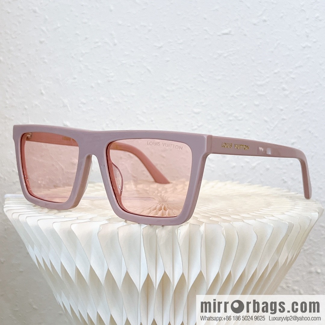 LV Louis Vuitton Square Unisex Sunglasses