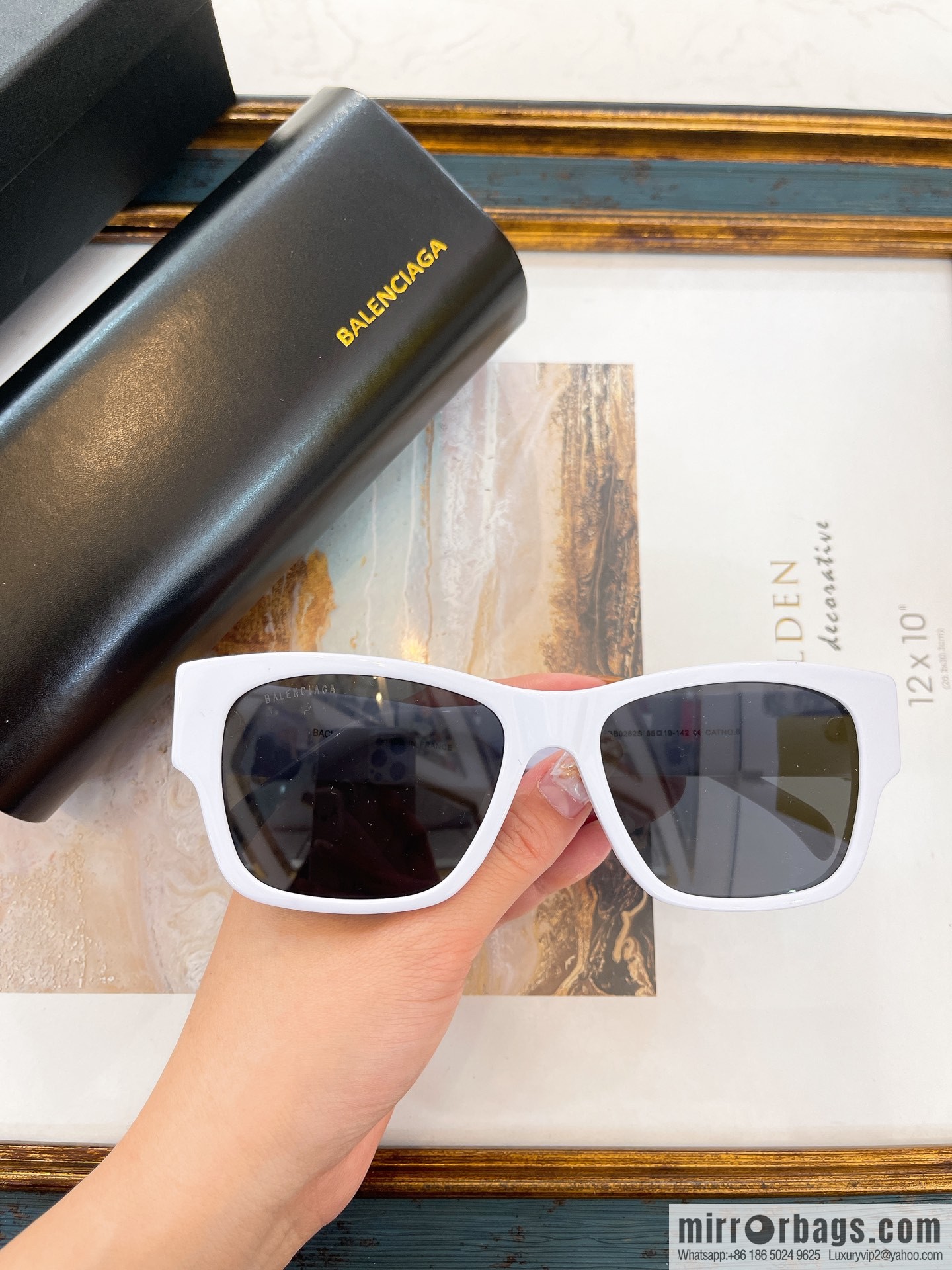 BALENCIAGA Balenciaga square frame unisex sunglasses