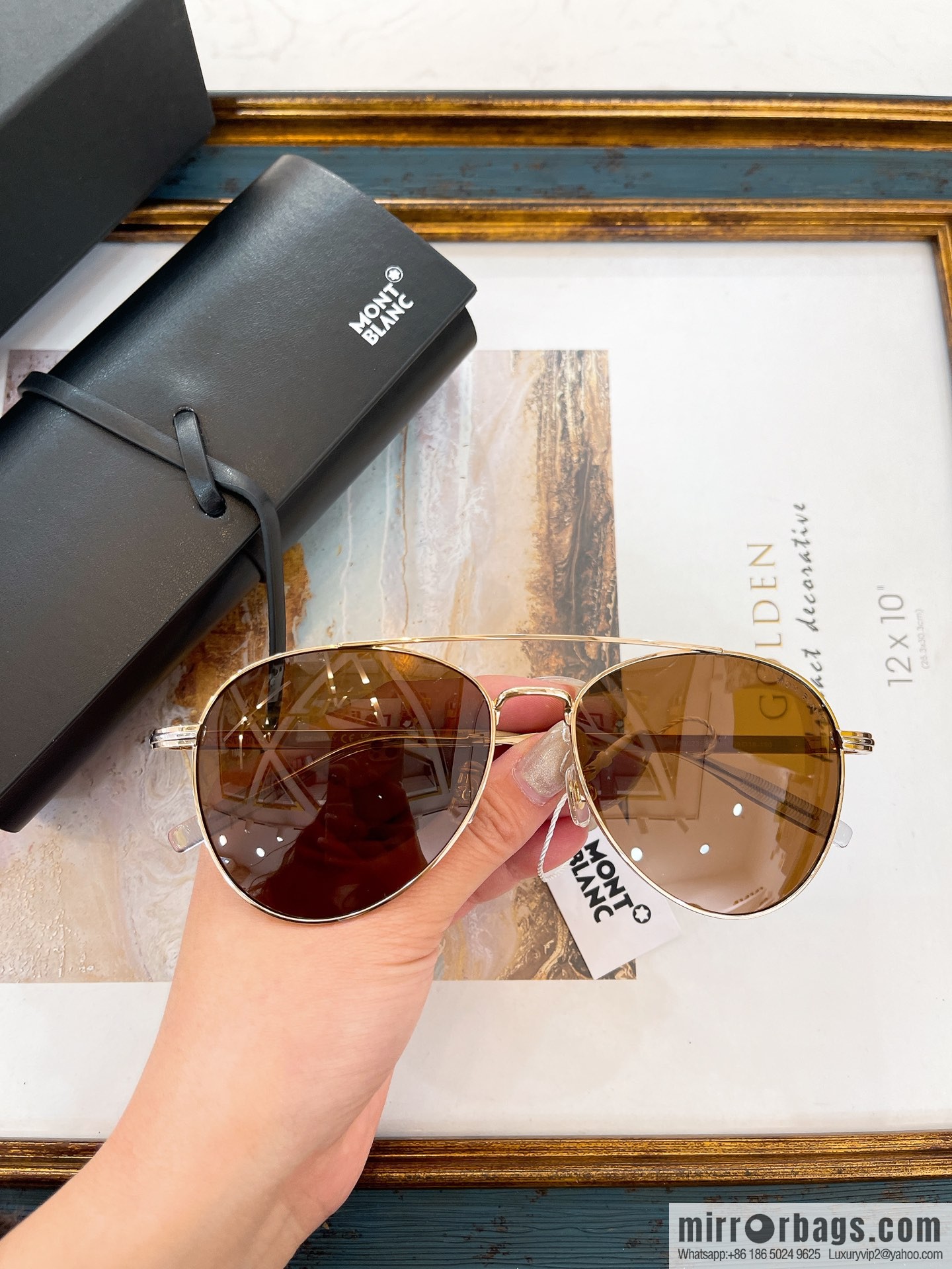 MONT BLANC Montblanc toad-shaped men's sunglasses
