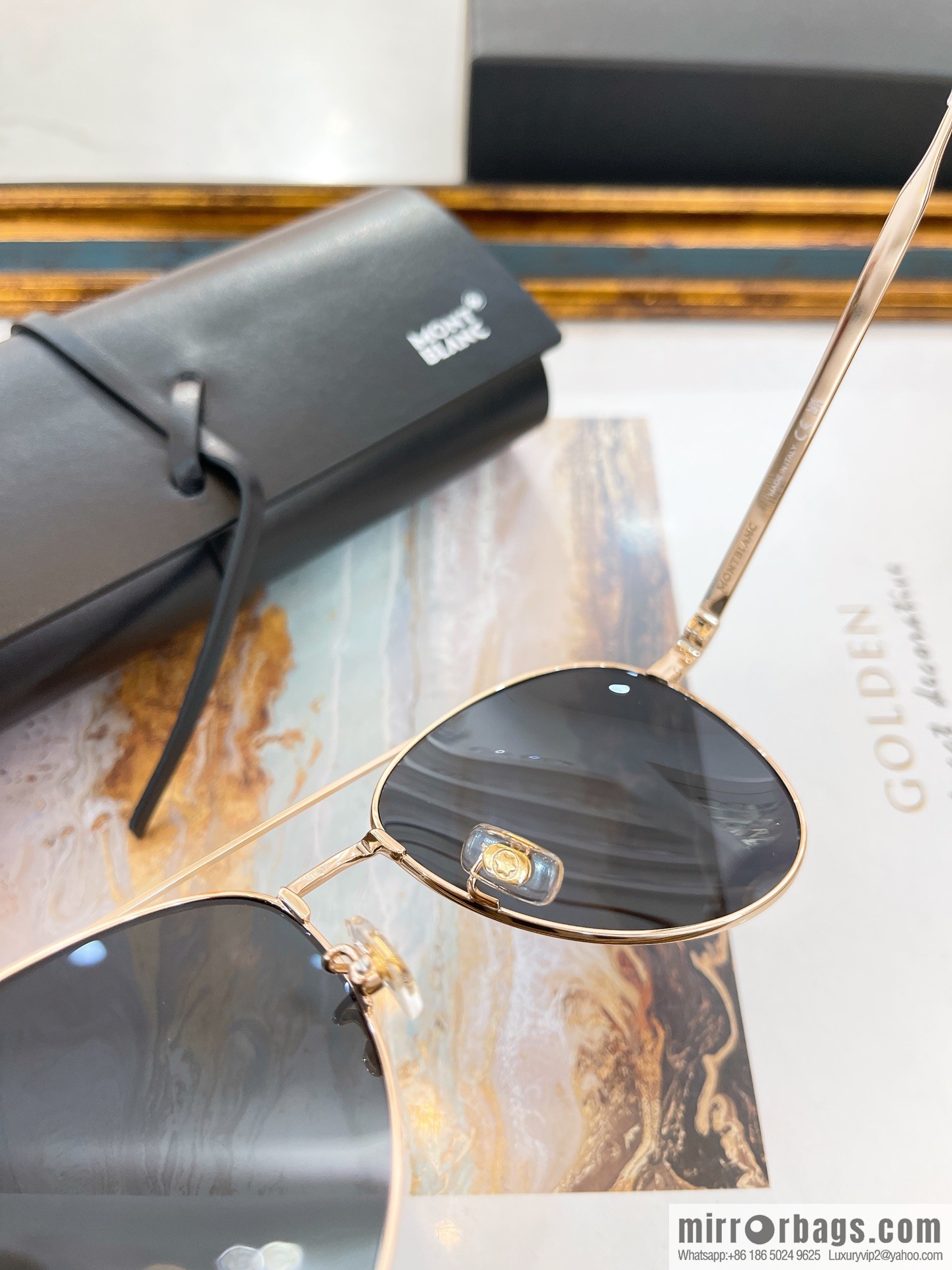 MONT BLANC Montblanc toad-shaped men's sunglasses