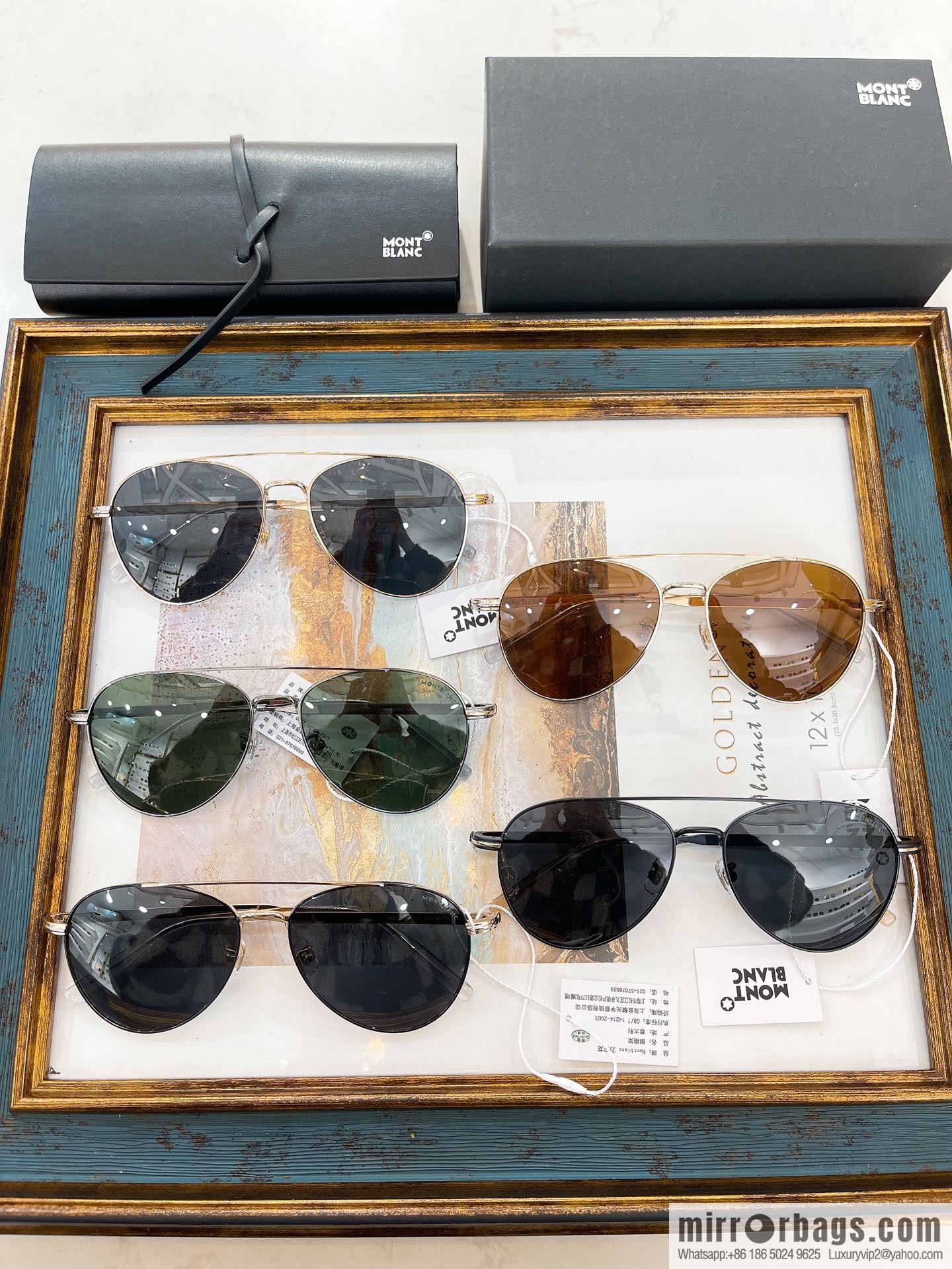 MONT BLANC Montblanc toad-shaped men's sunglasses