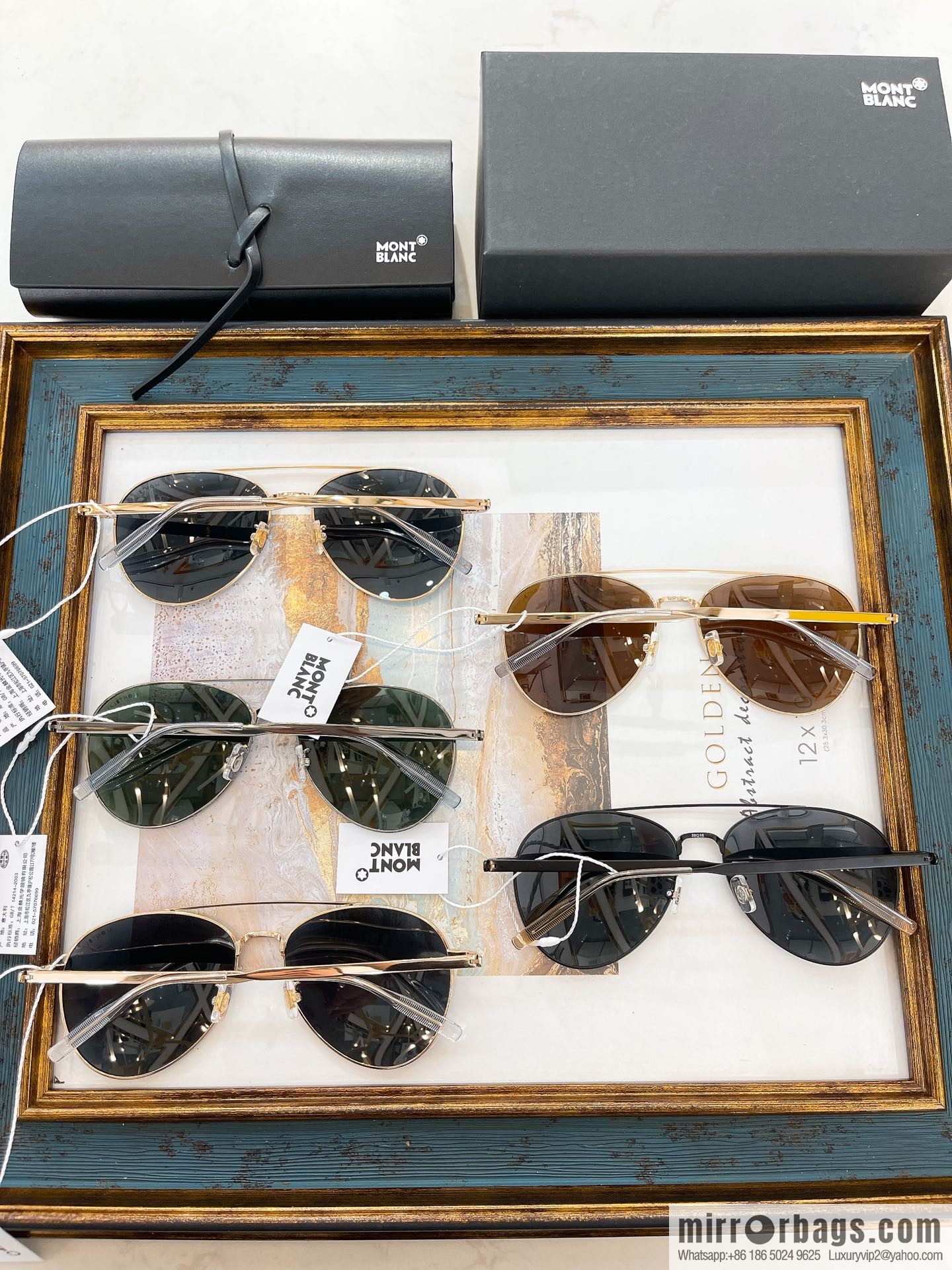 MONT BLANC Montblanc toad-shaped men's sunglasses