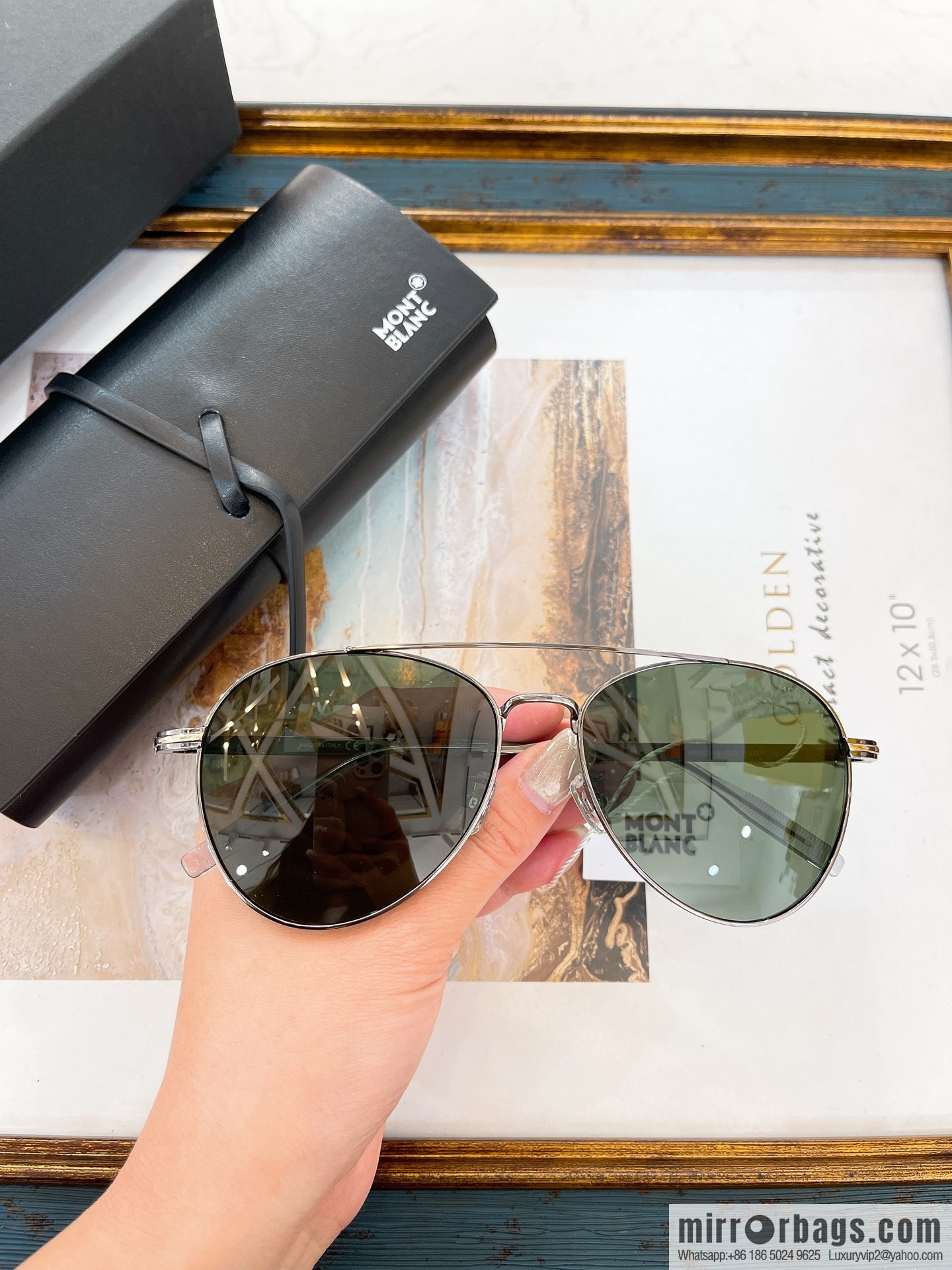 MONT BLANC Montblanc toad-shaped men's sunglasses