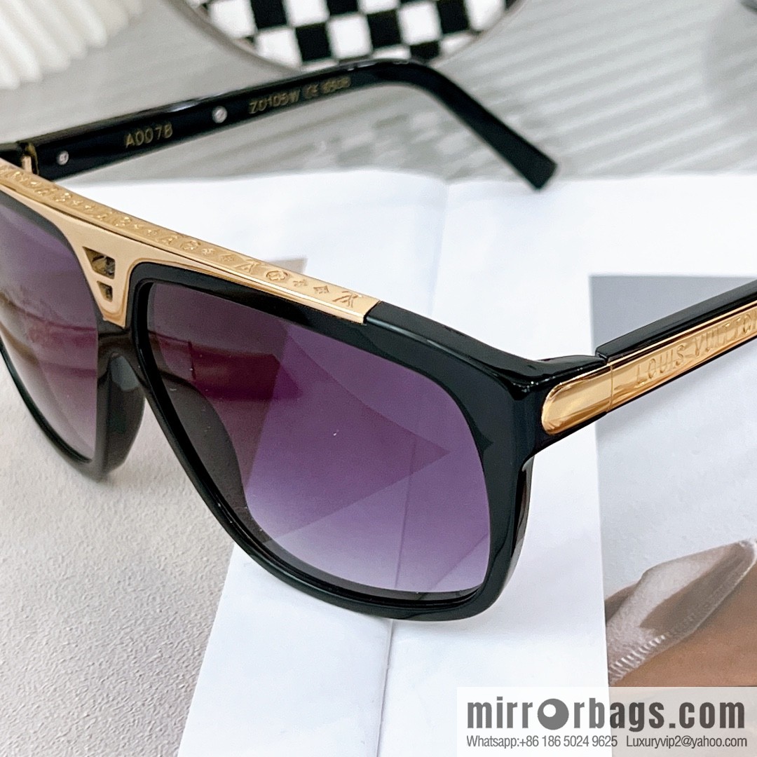 LV Louis Vuitton Large Frame Unisex Sunglasses