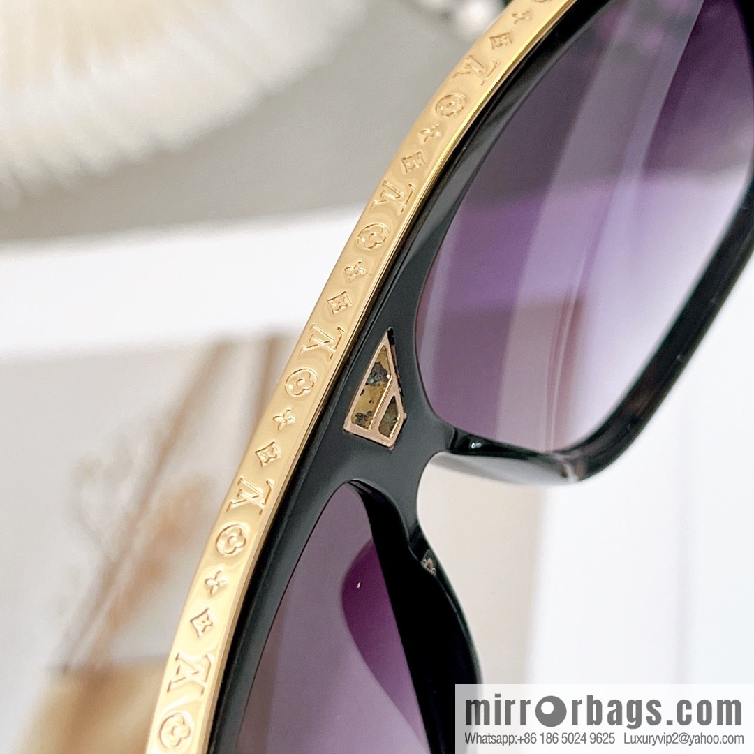 LV Louis Vuitton Large Frame Unisex Sunglasses
