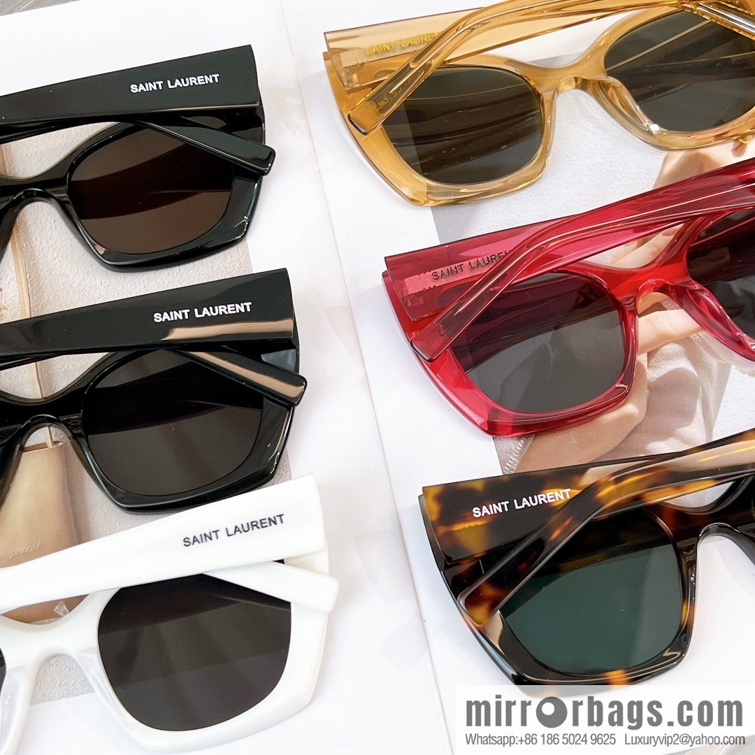 SAINT LAURENT Saint Laurent Large Frame Unisex Sunglasses