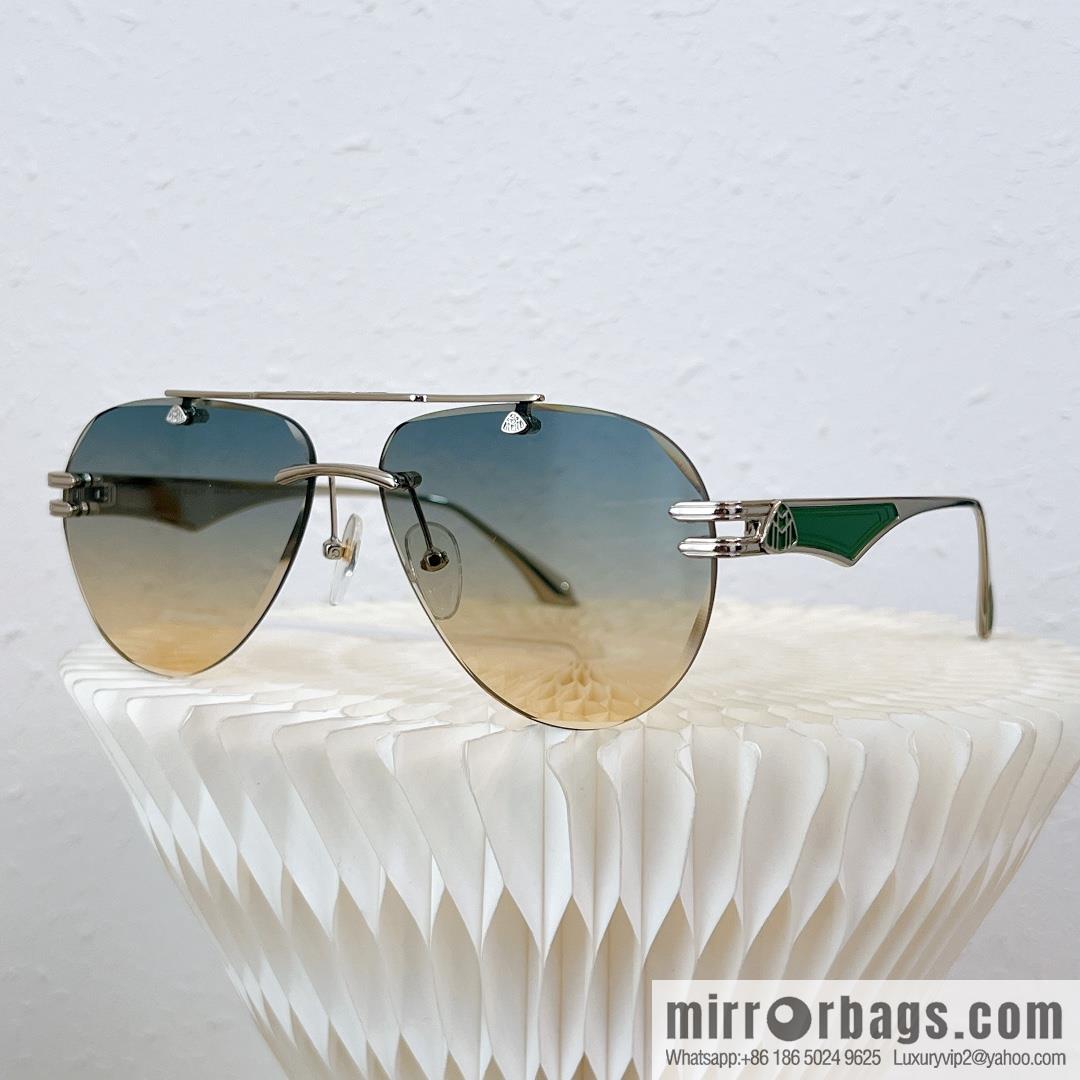 MAYBACH Maybach rimless oval sunglasses