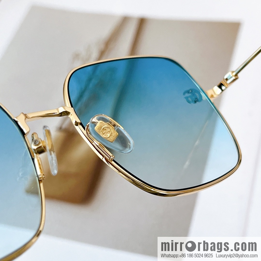 GUCCI Gucci Metal Box Unisex Sunglasses