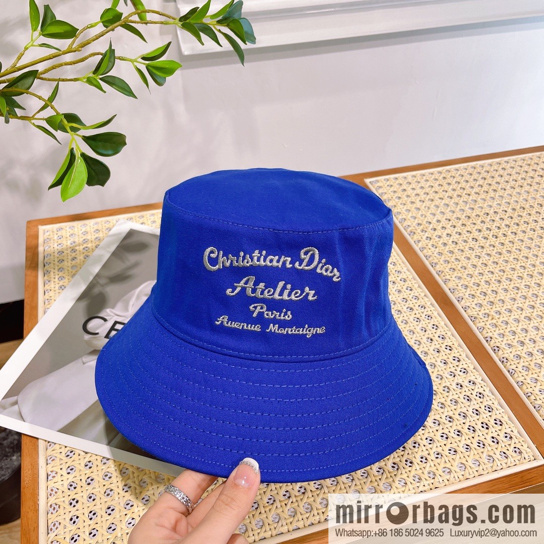Dior 2023 new volume embroidered bucket hat