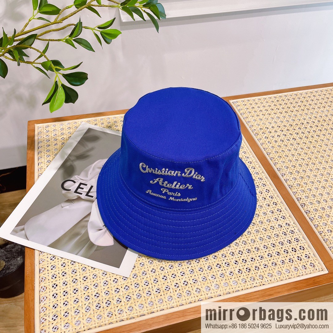 Dior 2023 new volume embroidered bucket hat