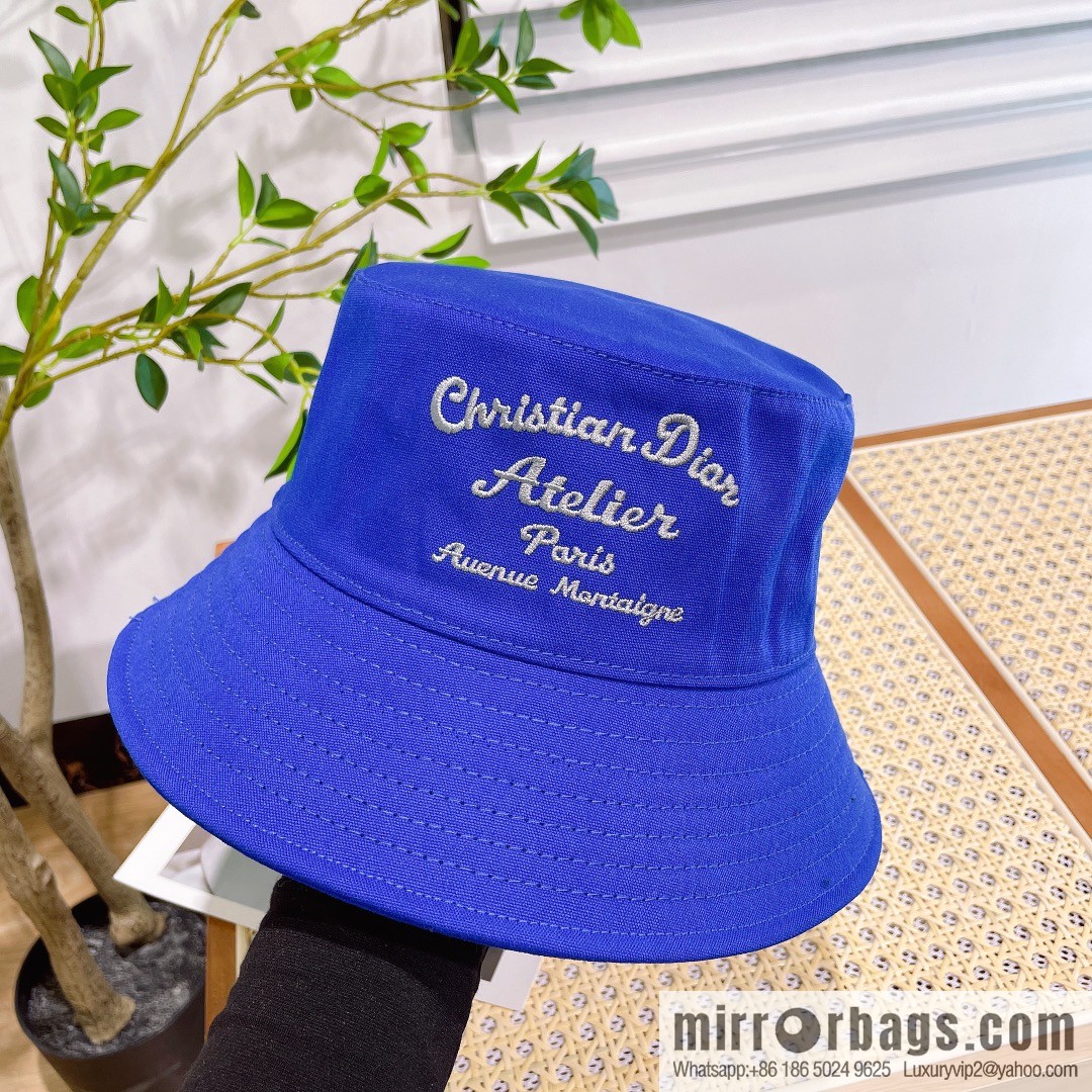 Dior 2023 new volume embroidered bucket hat