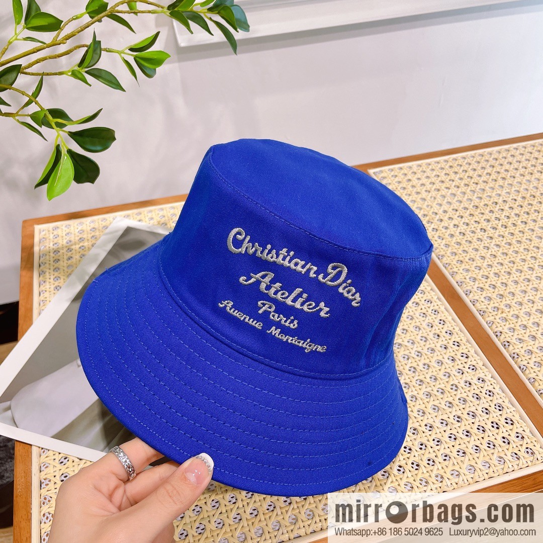Dior 2023 new volume embroidered bucket hat