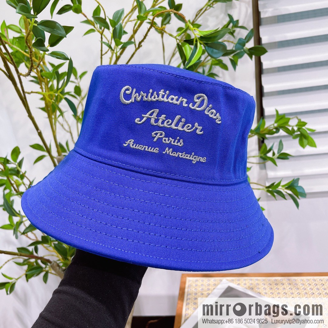 Dior 2023 new volume embroidered bucket hat