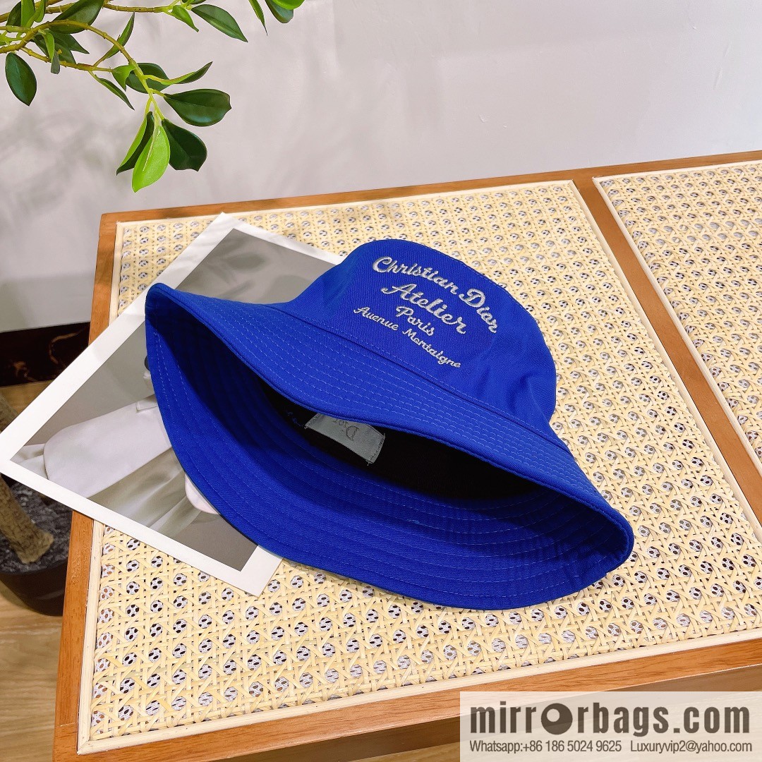 Dior 2023 new volume embroidered bucket hat