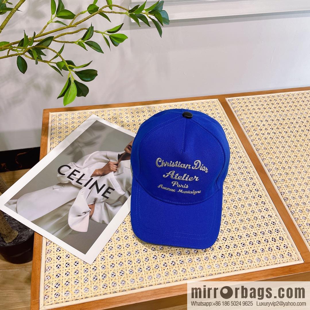Dior 2023 new walking embroidered baseball cap