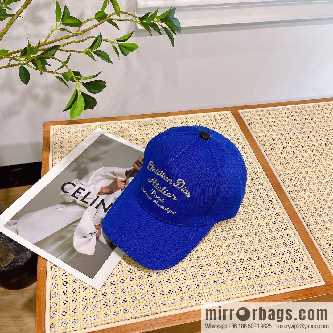 Dior 2023 new walking embroidered baseball cap