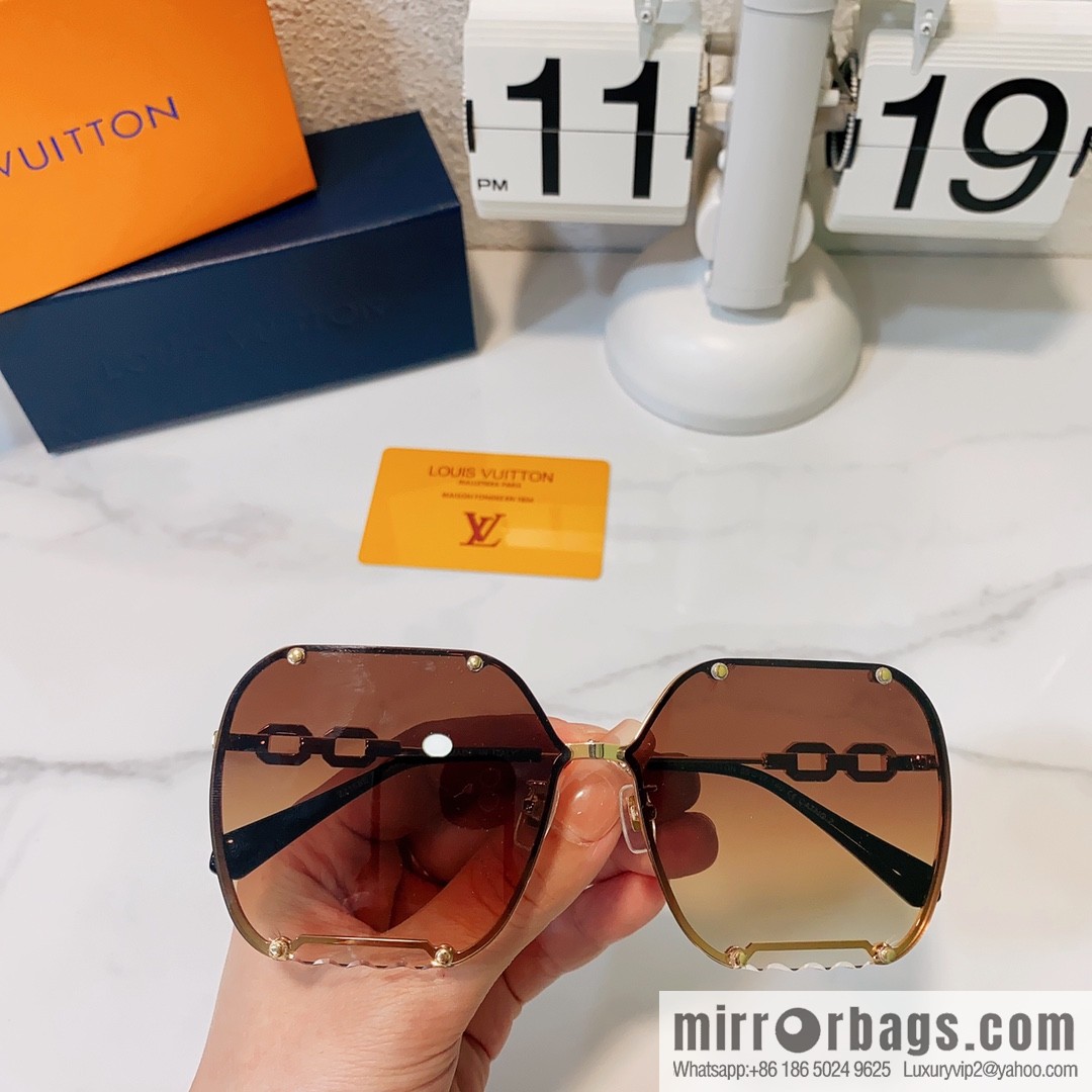 LV Louis Vuitton Large Frame Women's Sunglasses