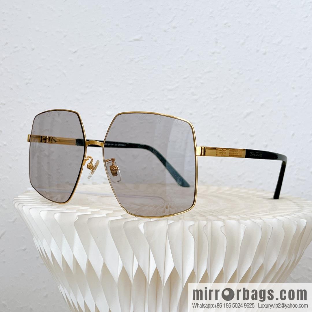 LV Louis Vuitton Metal Large Frame Unisex Sunglasses