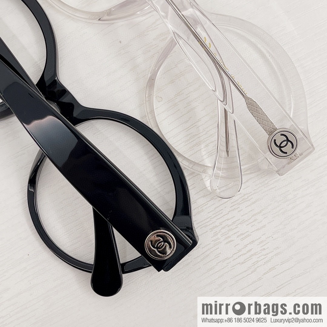 Chanel round plate women's sunglasses