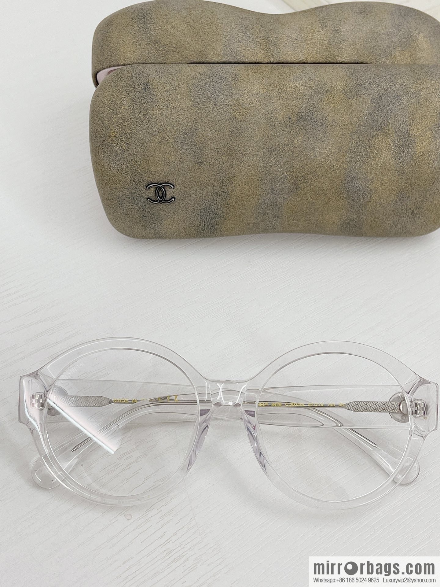 CHANEL Chanel round plate women's sunglasses