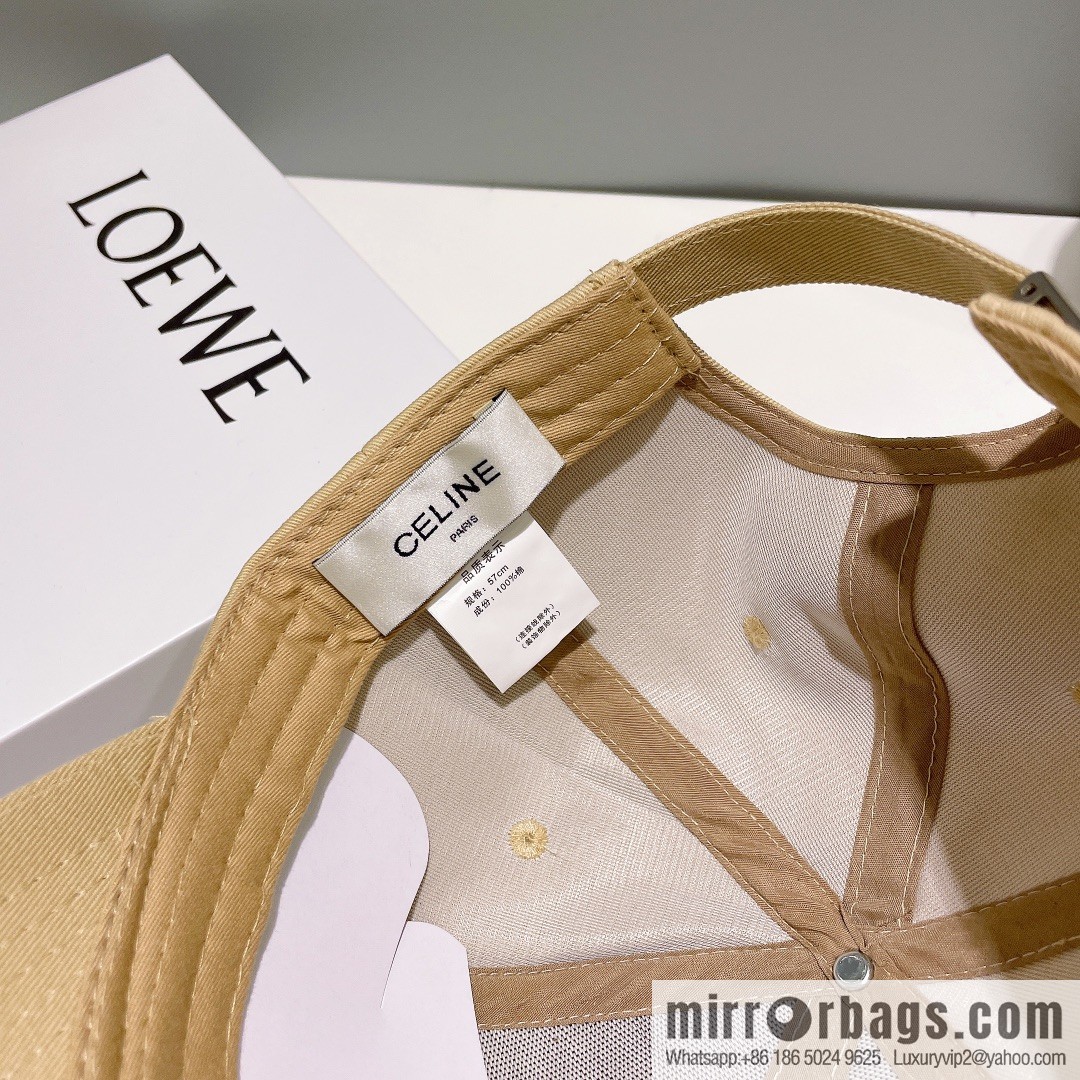 CELINE Spring 2023 New Simple Baseball Cap