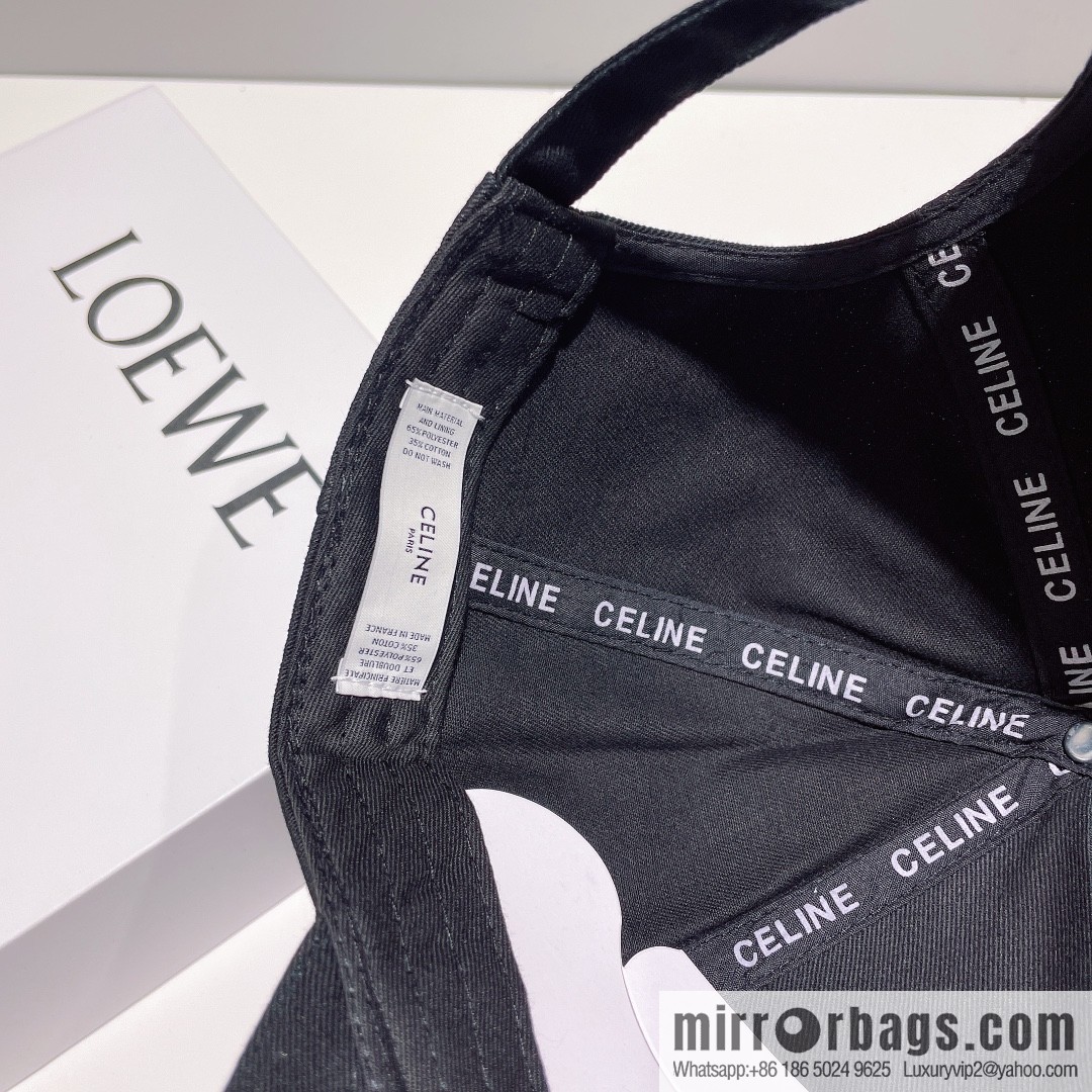 CELINE Spring and Summer 2023 New Simple Baseball Cap
