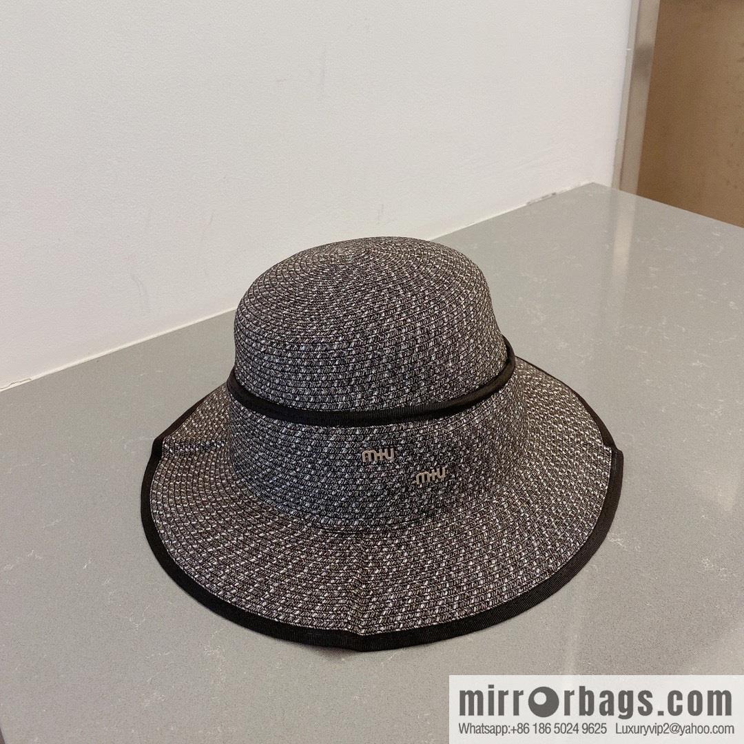 Miumiu summer new straw hat