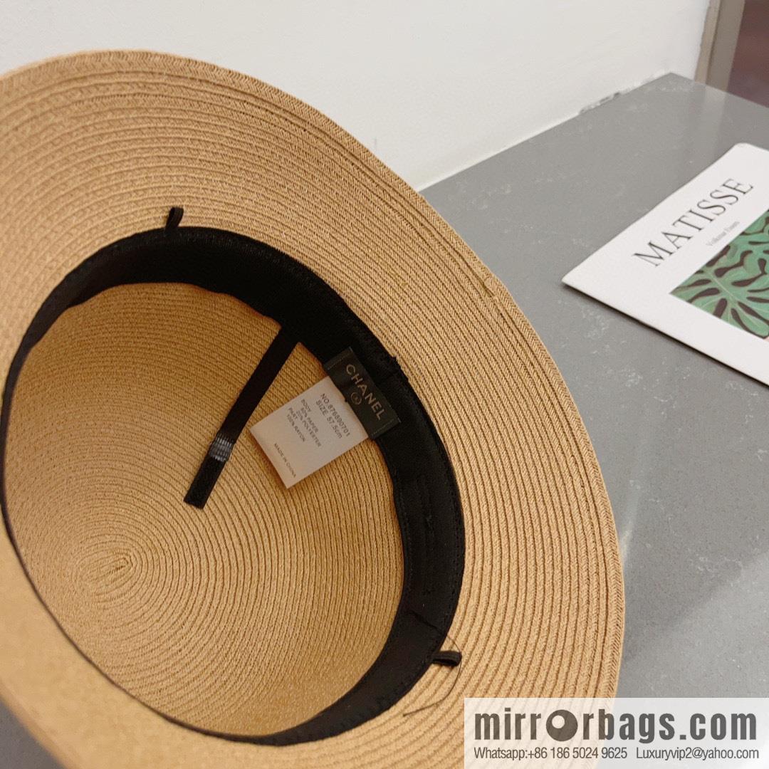 Chanel straw hat