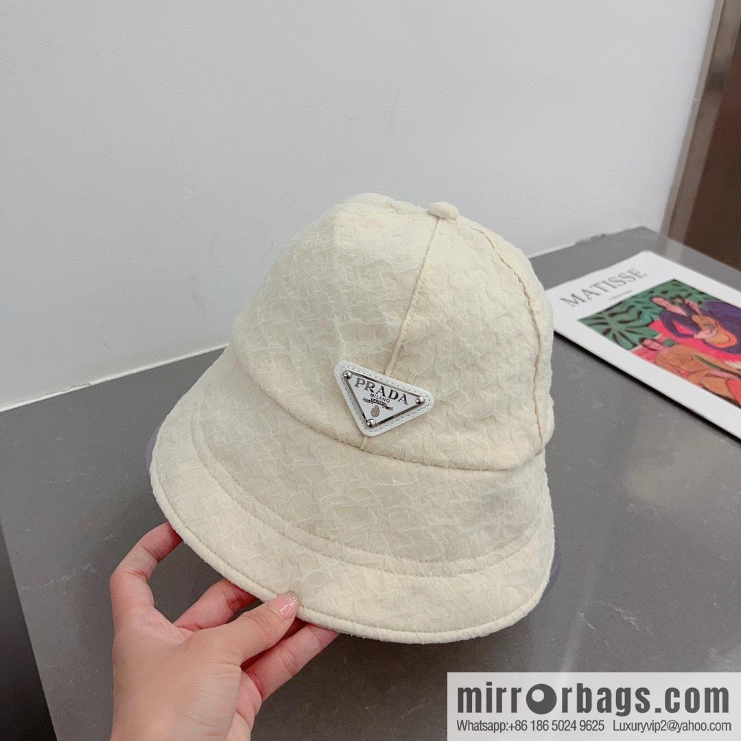 Prada new duck tongue bucket hat