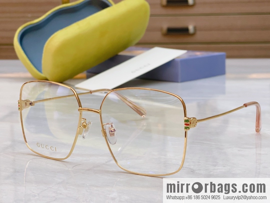 GUCCI Gucci's new retro gold silk simple sunglasses sunglasses
