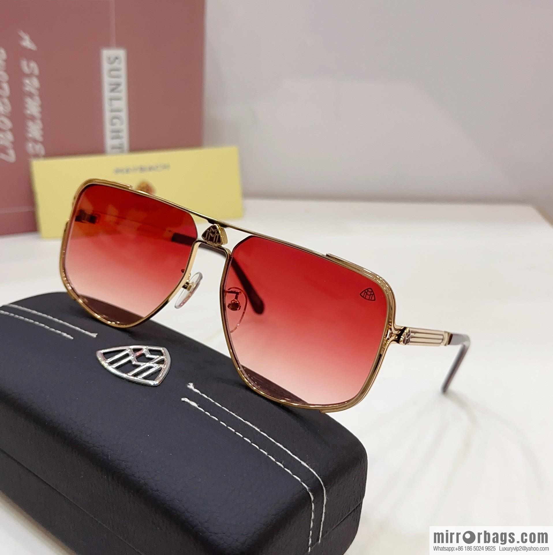 Maybach square men's sunglasses