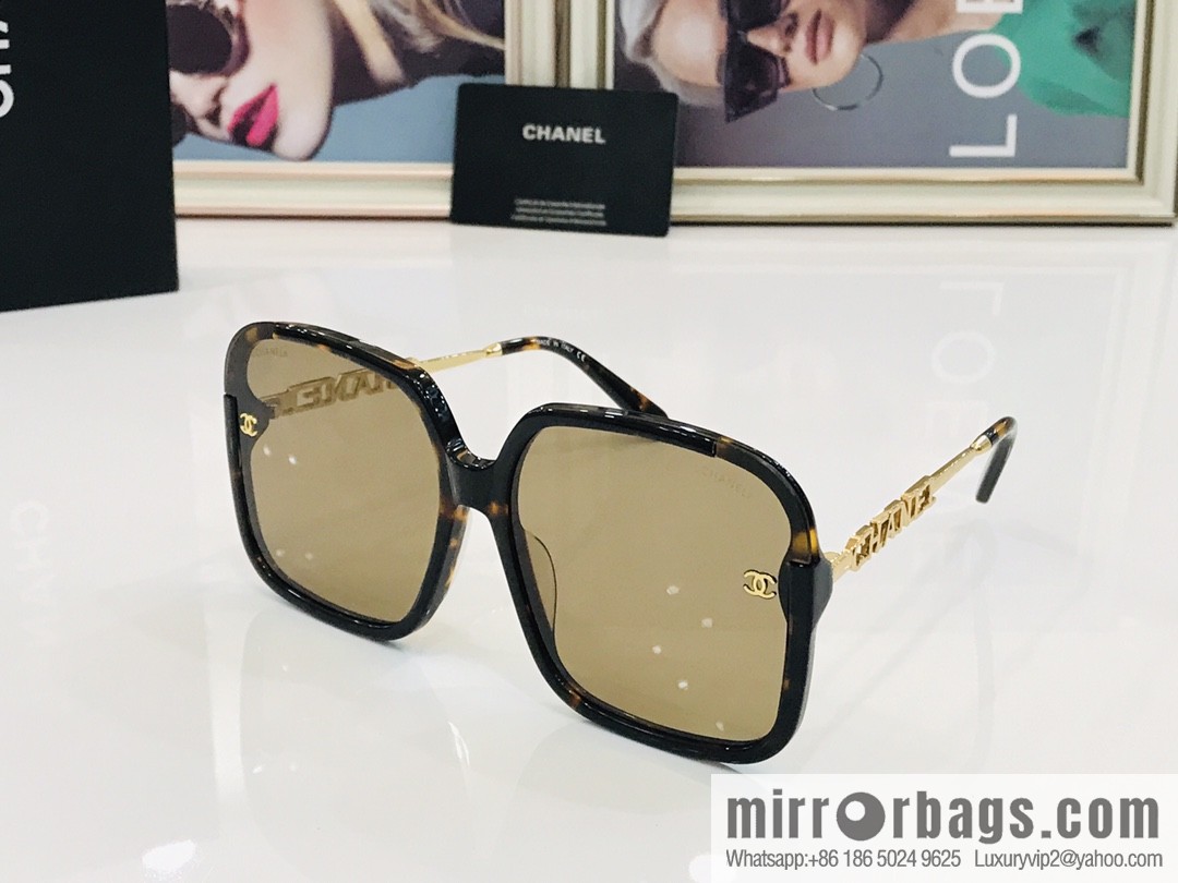 Chanel square women's sunglasses