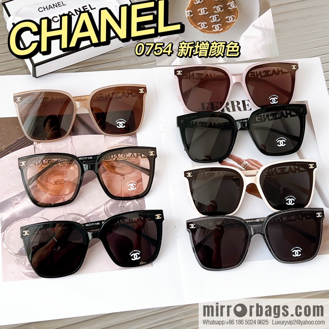 CHANEL Chanel square double c embellished women's sunglasses