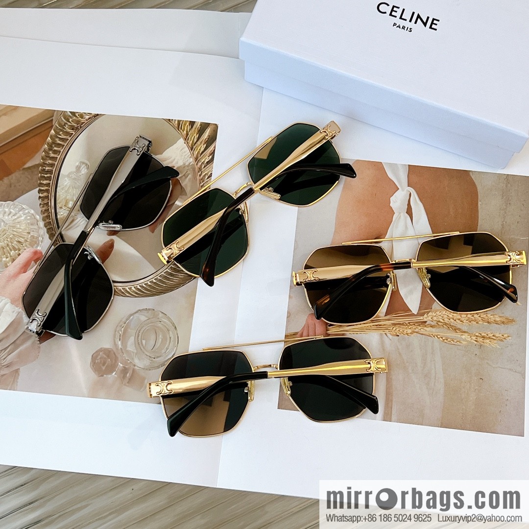 CELINE Celine handsome flight sunglasses