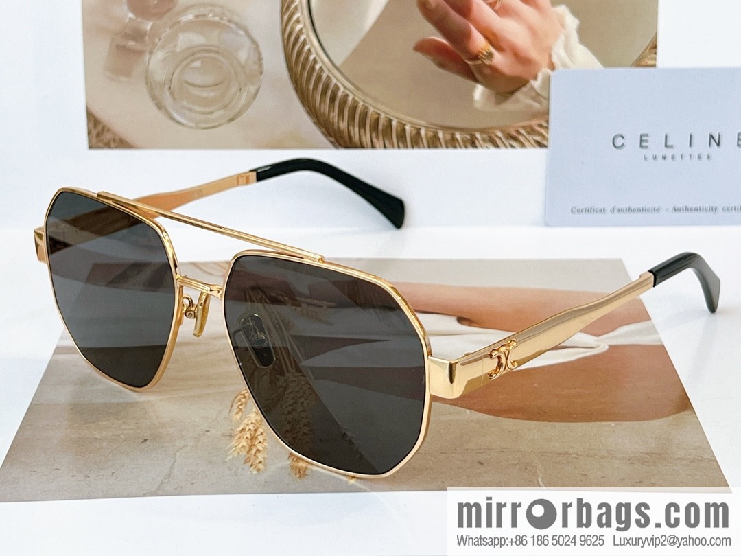 CELINE Celine handsome flight sunglasses