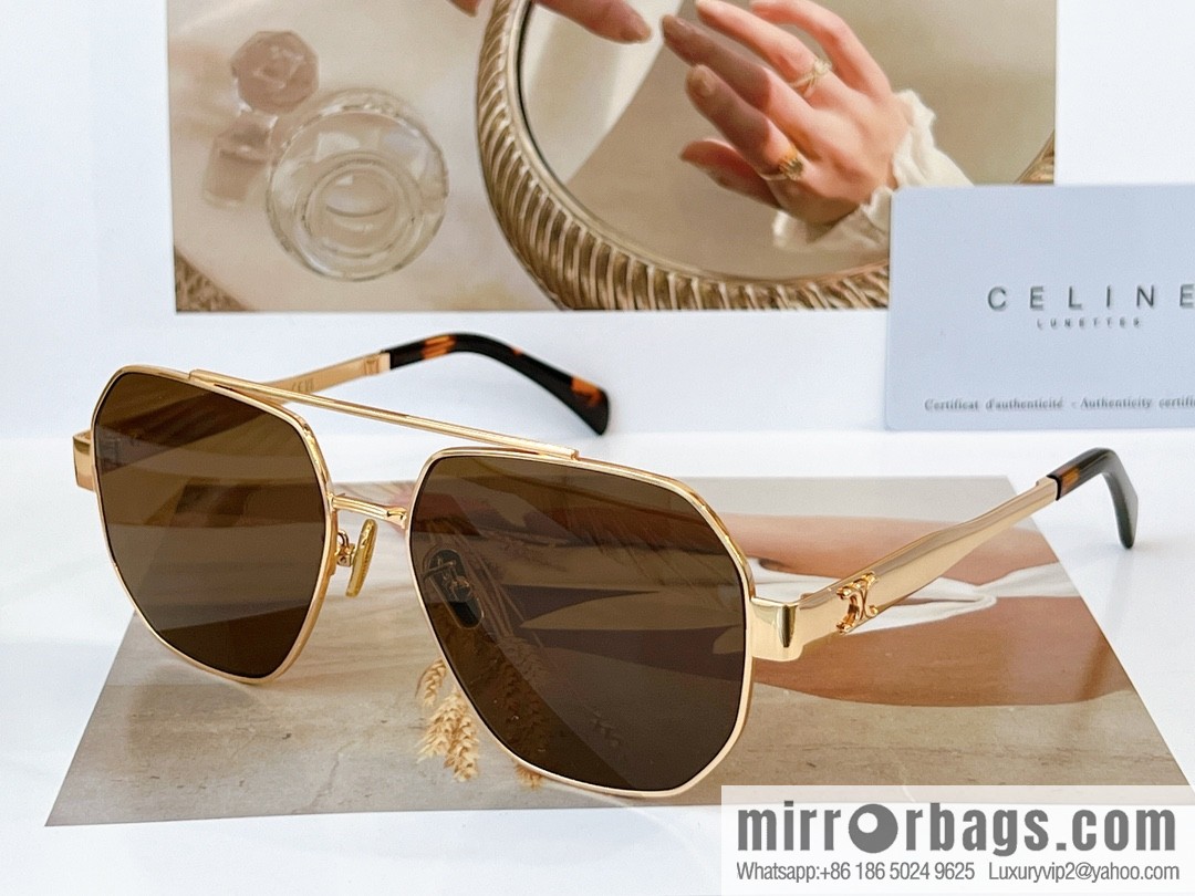 CELINE Celine handsome flight sunglasses