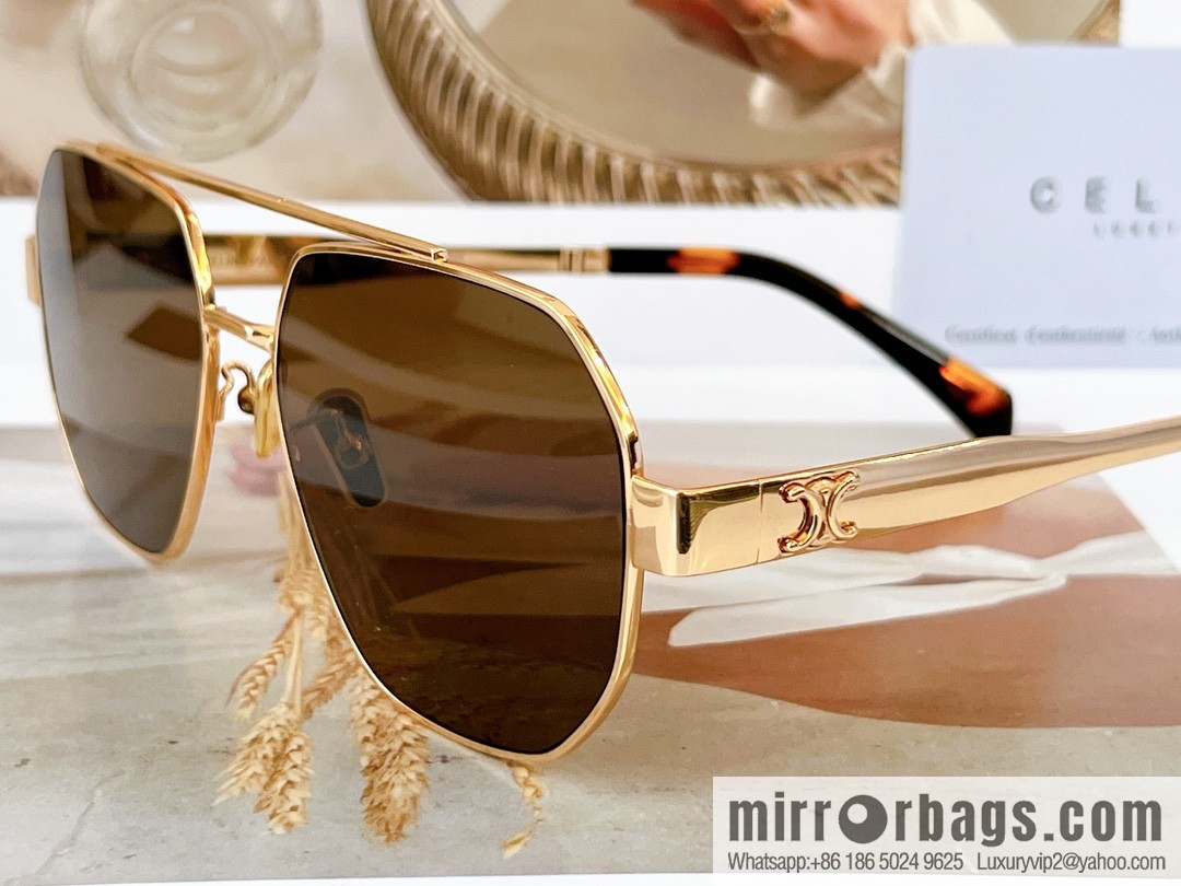 CELINE Celine handsome flight sunglasses