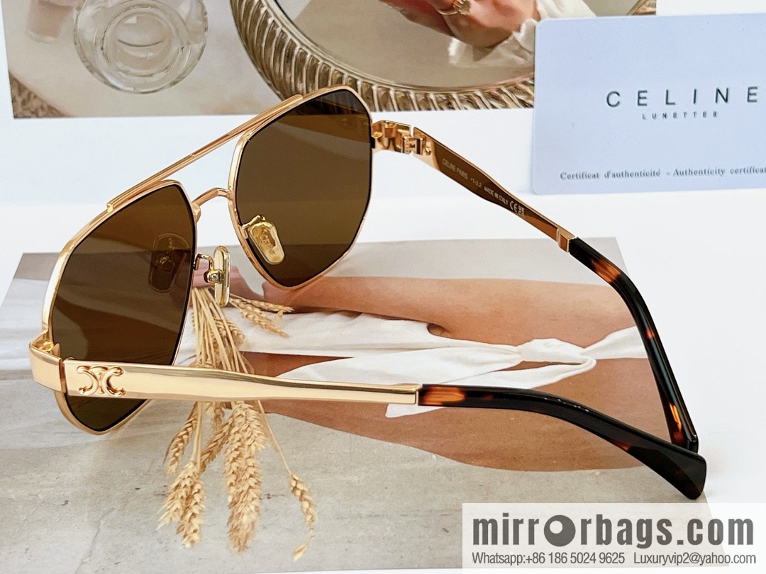 CELINE Celine handsome flight sunglasses