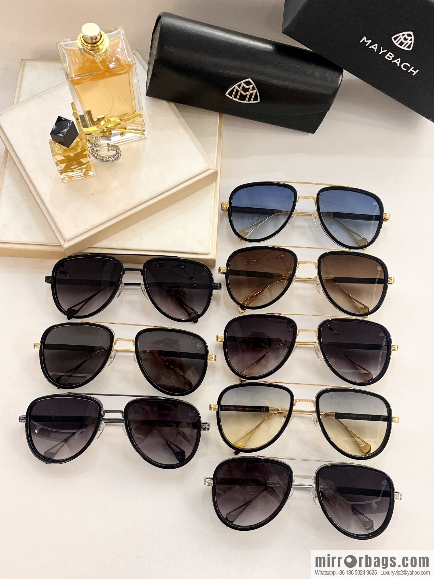 Maybach toad-shaped men's sunglasses