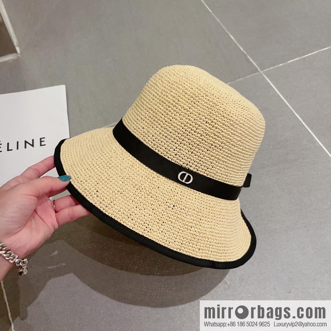 Dior Dior's new Lafite straw hat in summer